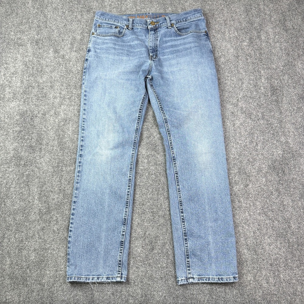 Urban Pipeline Mens Straight Jeans 36x32 Max Flex Stretch Blue Medium Wash